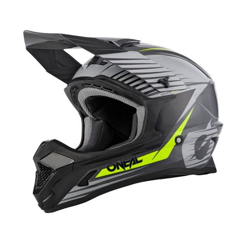 O Neal 1 Series Stream Youth Kinder Motocross Enduro MTB Helm Grau