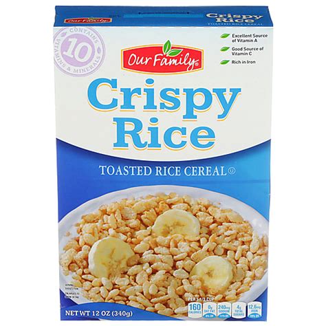 Crispy Rice Toasted Rice Cereal Cereal Chief Markets