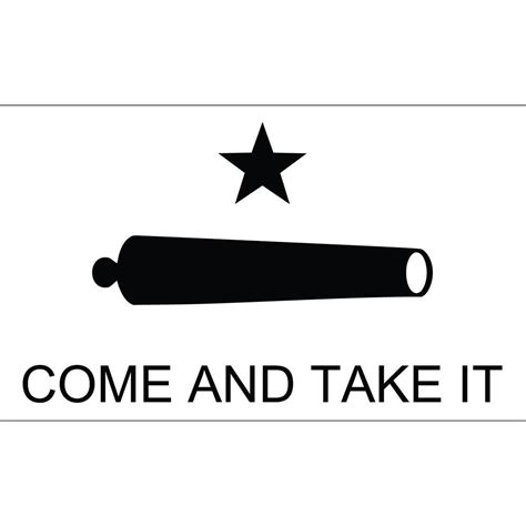 Come And Take It Texas Flag With Grommets 3ft X 5ft Etsy