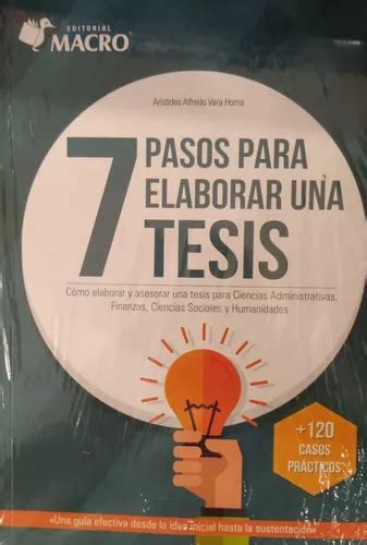 Los 7 Pasos Para Elaborar Una Tesis en venta en Lima Lima por sólo S