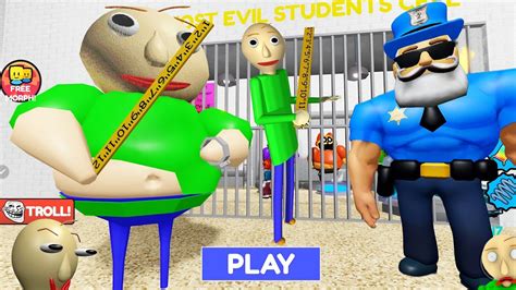 NEW BALDI BARRY S PRISON RUN OBBY FULL WAIKTHROUGH GAMEPLAY YouTube