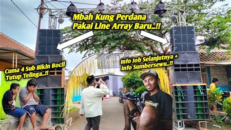 Lare Jangkung Perdana Pakai Line Array Baru Putar Jingle Riswanda