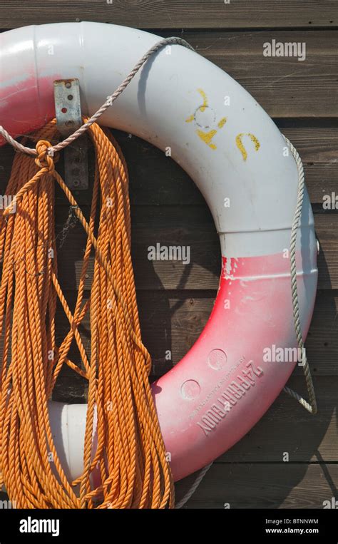 Lifebuoy And Rope Hi Res Stock Photography And Images Alamy