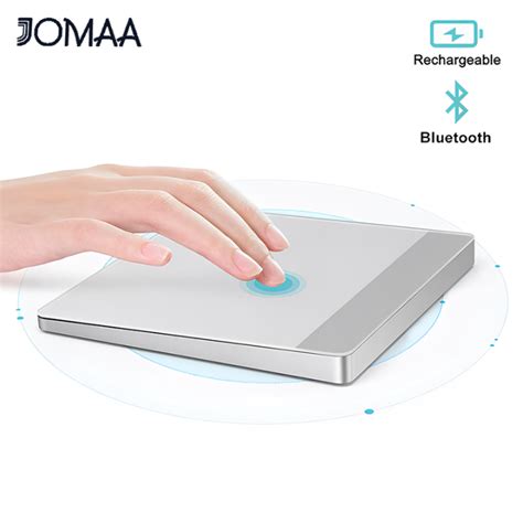 JOMAA NEW Touch Mouse Bluetooth Touchpad Trackpad Rechargeable Wireless Touchpad for Laptop iPad ...