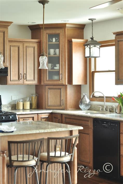 My Mom S New Kitchen With Light Wood Cabinets Jennifer Rizzo