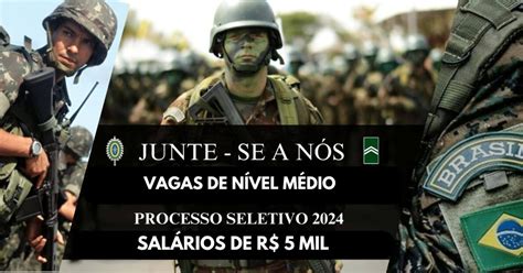 Vagas De N Vel M Dio No Ex Rcito Brasileiro Est O Abertas E Oferecem