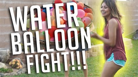 Water Balloon Fight Balloon Games Hilarious Youtube