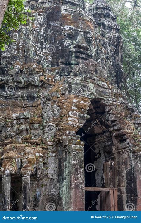 Khmer Smile In Angkor Wat Stock Photo Image Of Religion 64479576