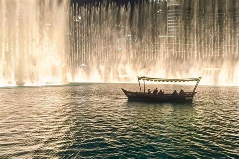 Experience Dubai Fountains Show on a Boat Ride 2025