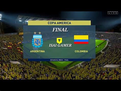 Argentina Vs Colombia Final Copa Am Rica Campe N Colombia