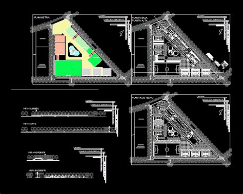 Sports Complex Dwg Section For Autocad • Designs Cad