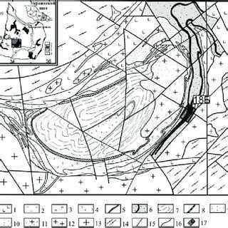 Schematic Geological Map Of Chertomlyk Greenstone Structure After