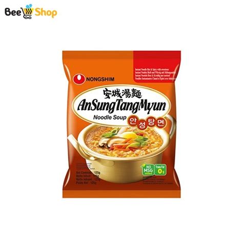 Nong Shim Ansungtangmyun Hot Spicy Noodle 125g