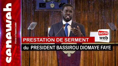 Direct Cicad Suivez La Prestation De Serment Du Pr Sident Diomaye Faye