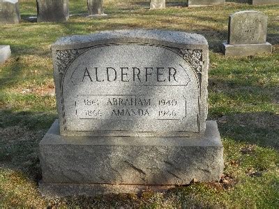 Abraham Landis Alderfer 1861 1940 Find a Grave äreminne