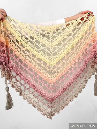 Ravelry Enchanting Eva Shawl Pattern By Wilma Westenberg