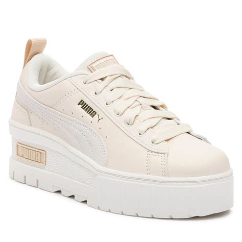 Sneakersy Puma Mayze Wedge Pastel Wns 388566 05 Biały eobuwie pl