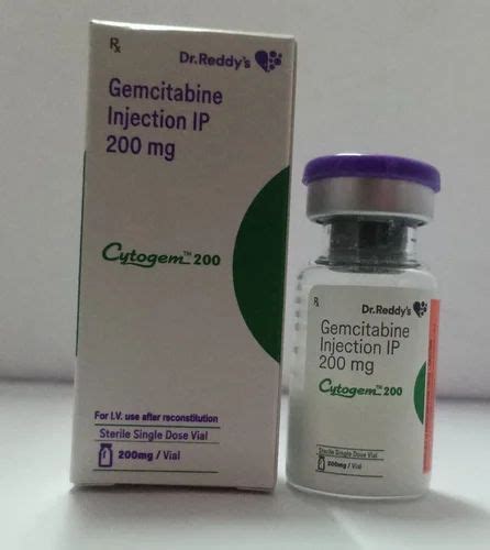 Gemcitabine Cytogem Mg Injection Dr Reddy S Mg Vial At Rs