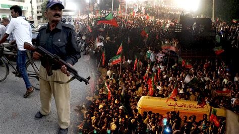 Crackdown Against PTI Leaderships Long March To Islamabad