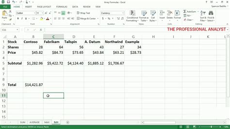 How To Edit Array Formulas In Excel Step By Step Tutorial Excel Training Episode 48 Youtube