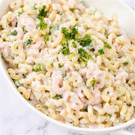 Creamy Shrimp Macaroni Salad Fantabulosity