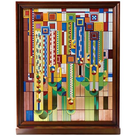 Frank Lloyd Wright Saguaro Glass Panel Saguaro Stained Glass Frank Lloyd Wright Stained