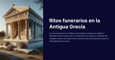 Ritos Funerarios En La Antigua Grecia