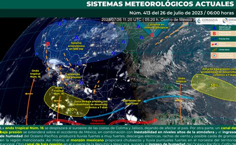 Onda Tropical Se Desplaza Pero Deja A Su Paso Lluvias Intensas Y Altas