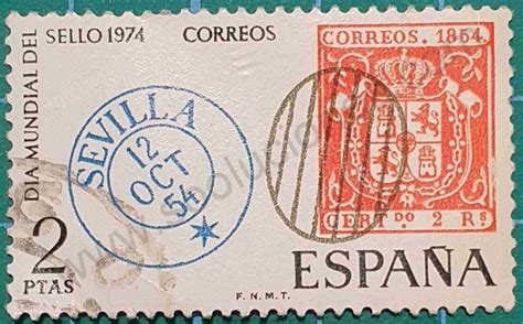 Día mundial del sello 1974 España Sellos y Estampillas