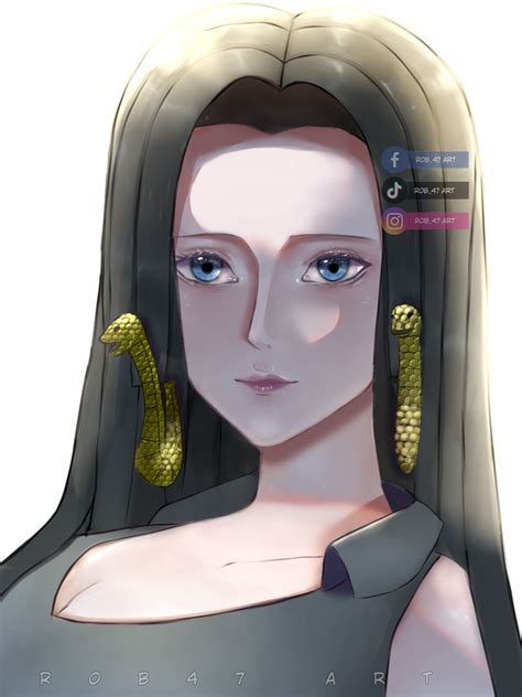 Boa Hancock Fanart By Rob47art On Deviantart