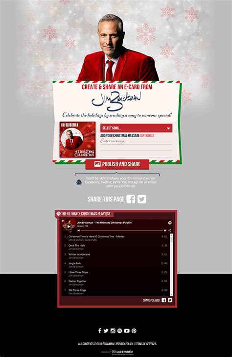 Jim Brickman Christmas E-Card – Metablocks