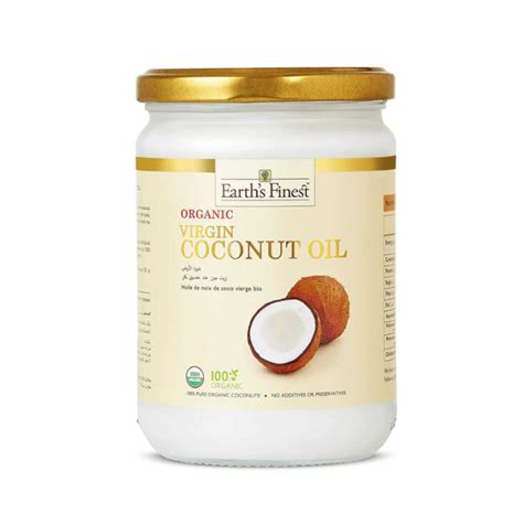 Buy Earths Finest Organic Virgin Coconut Oil 500ml Life Pharmacy