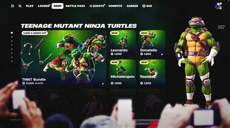 Fortnite Guides: How To Get The Teenage Mutant Ninja Turtles Skins