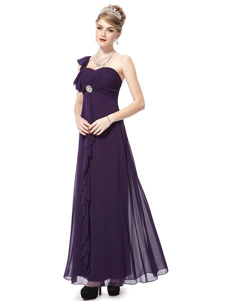 Purple Sweetheart Chiffon Short Bridesmaid Dresses With Floral Detail