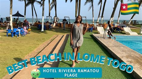 Travel vlog Best Beaches in Lomé Togo Hotel Room tour in Lomé Togo