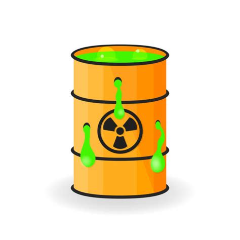 Cartoon Of A Toxic Waste Barrel Illustrations, Royalty-Free Vector ...