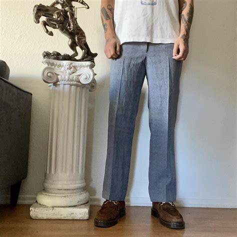 Mens Grey Trousers Depop