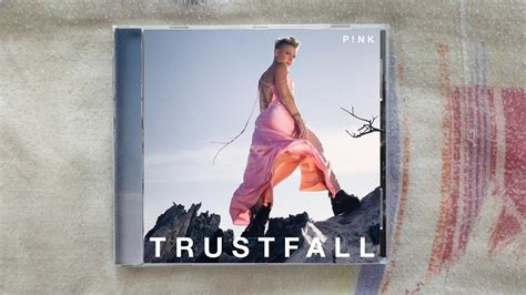 Pink Trustfall Cd Unboxing Youtube