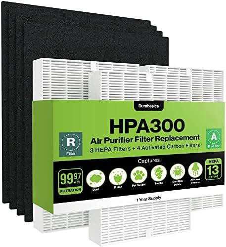 Durabasics Hepa Filter Set For Hpa Honeywell Air Purifier Filters