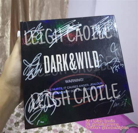 SIGNED BTS DARK AND WILD ALBUM Hobbies Toys Music Media CDs