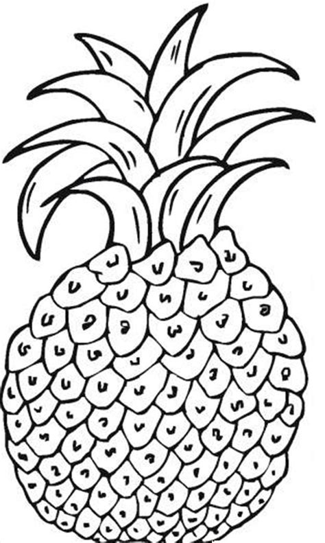 Free Printable Pineapple Coloring Pages For Kids