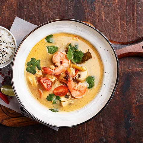 Tom kha gai soupe thaïlandaise au poulet