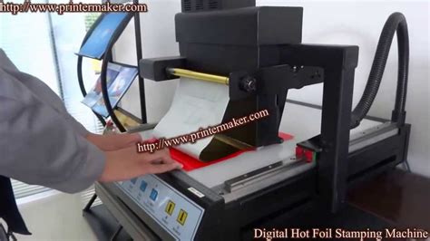 Digital Hot Stamping Machine How To Use Digital Hot Foil Stamping