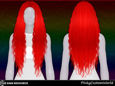 The Sims Resource Retexture Of Daya Long Hair By Anto