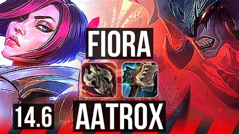 FIORA Vs AATROX TOP 71 Winrate 8 Solo Kills Dominating BR