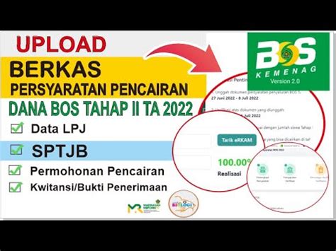 SEGERA Upload Berkas Persyaratan Pencairan Dana BOS Tahap 2 Tahun