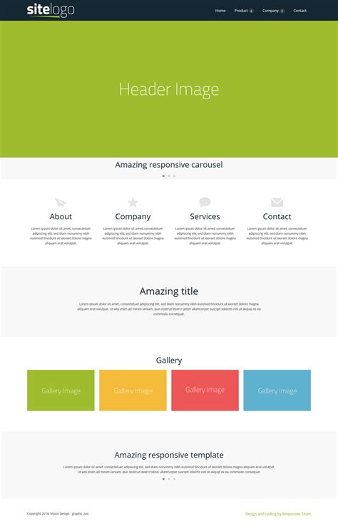 Free Amazing Responsive Business Website Templates