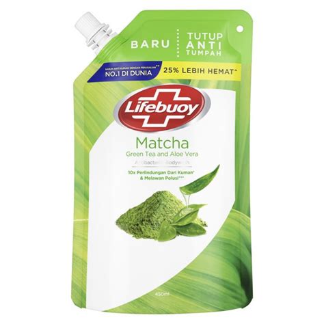 Jual Lifebuoy Sabun Mandi Cair Antibacterial Matcha Green Tea 400ml