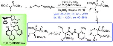 Pd Catalyzed Highly Regio Diastereo And Enantioselective Allylic