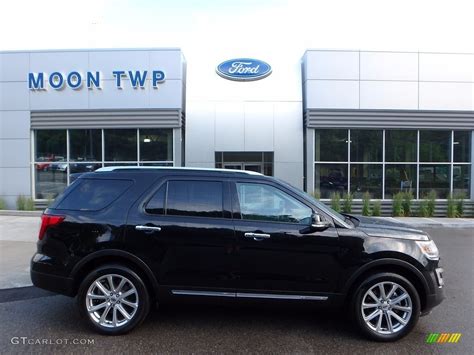 2017 Shadow Black Ford Explorer Limited 4wd 120609230 Photo 14